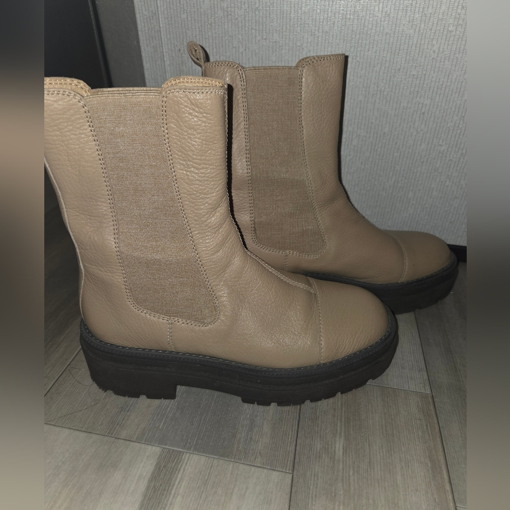 Sam Edelman Laguna Tan Leather Boots